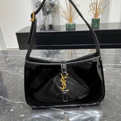 Saint patent hobo bag glossy with og box