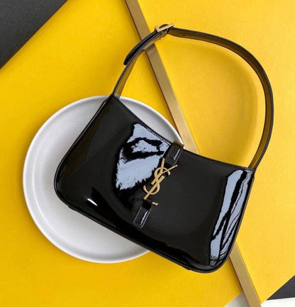 Saint patent hobo bag glossy with og box