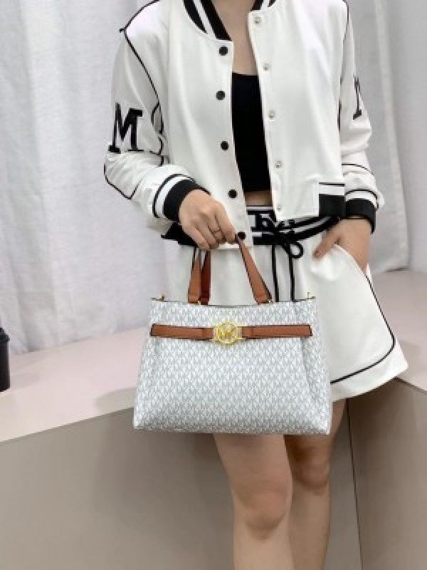 MK Jet Set monogram print shoulder bag