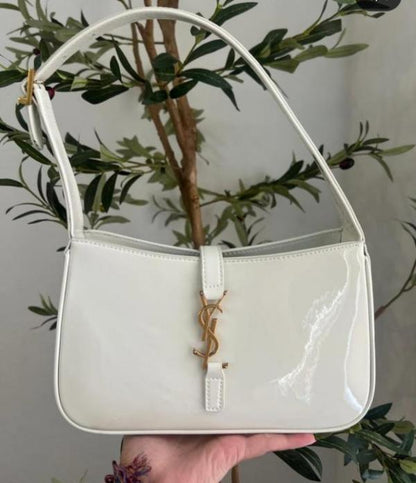 Saint patent hobo bag glossy with og box