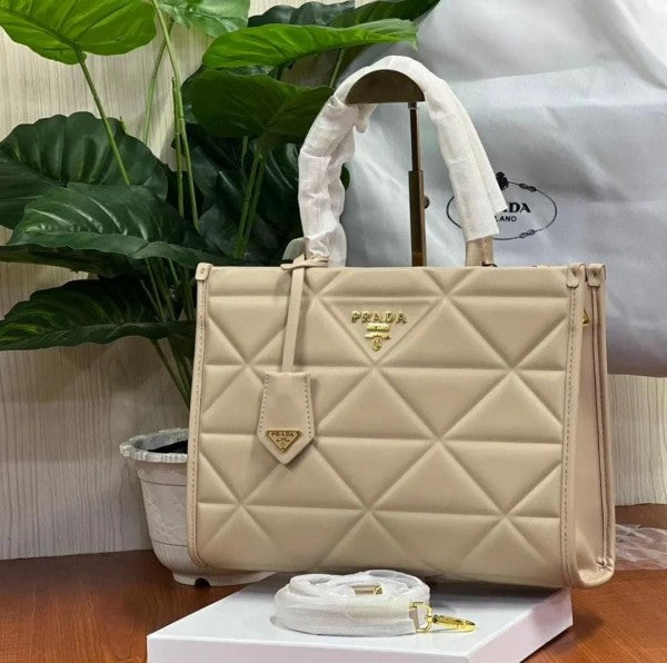 PDa leather symbole tote bag with dust cover &amp; dust bag