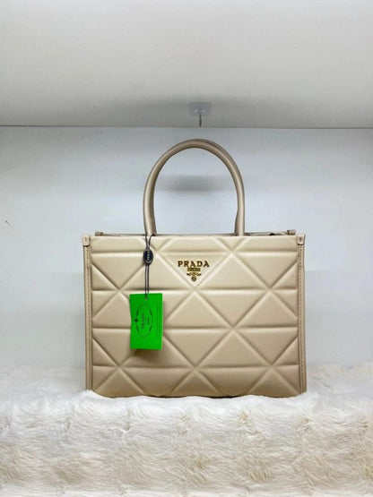 PDa leather symbole tote bag with dust cover &amp; dust bag
