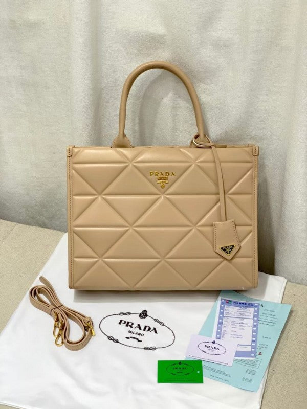 PDa leather symbole tote bag with dust cover &amp; dust bag