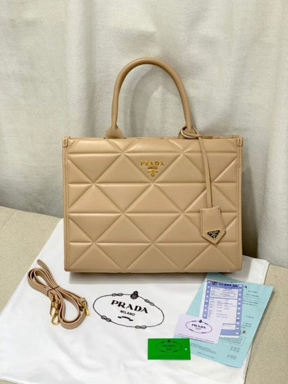PDa leather symbole tote bag with dust cover &amp; dust bag