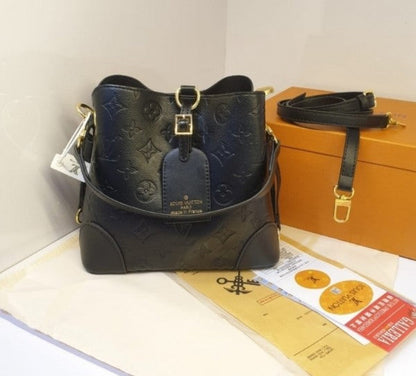 LV Bucket Sling Bag With Box Dust Bag Sling Belt