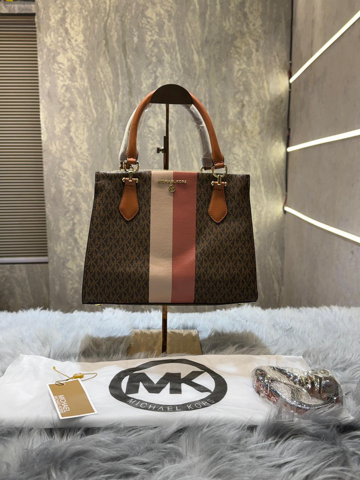 MK Marilyn Stachel Bag With DustBag Slingbelt