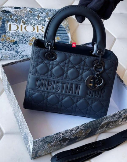 DIO Lite Cannage Ultra Matte Handbag with premium quality box
