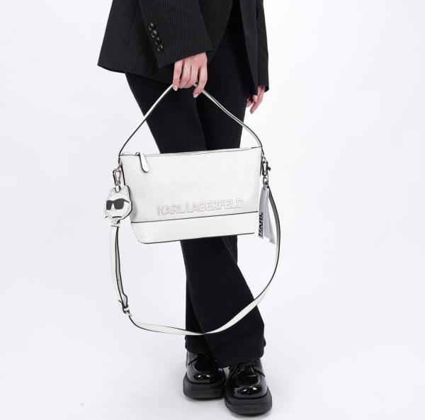 KL lagerfield ikon crossbody bag with dustbag