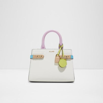 ALD Lisbon Womens White Satchel with box