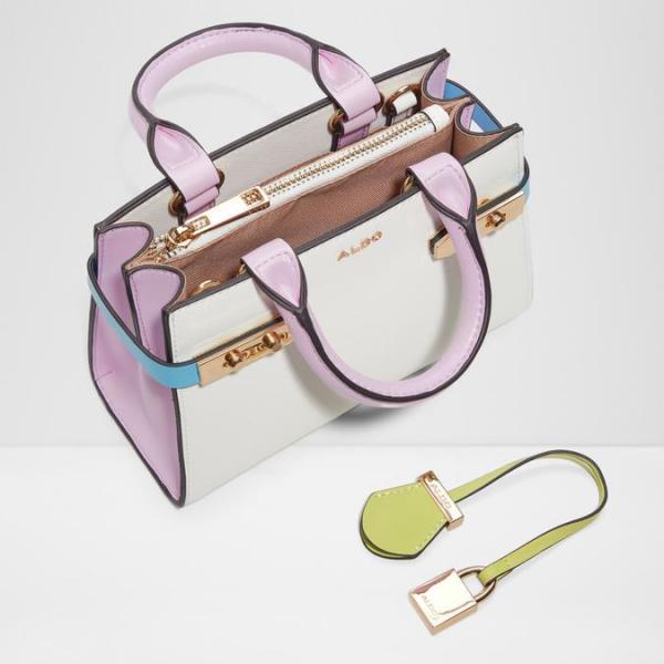 ALD Lisbon Womens White Satchel with box
