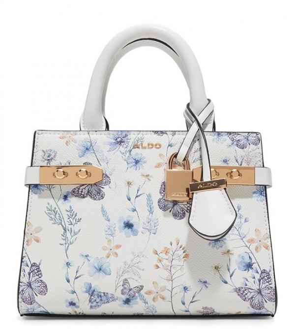 ALD Lisbon Womens White Satchel with box