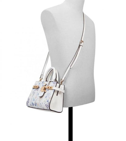 ALD Lisbon Womens White Satchel with box