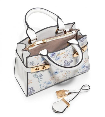 ALD Lisbon Womens White Satchel with box