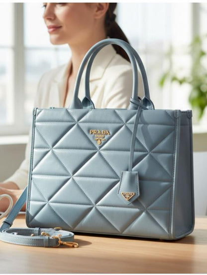PDa leather symbole tote bag with dust cover &amp; dust bag