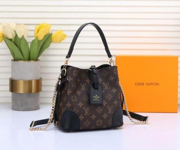LV Bucket Sling Bag With Box Dust Bag Sling Belt