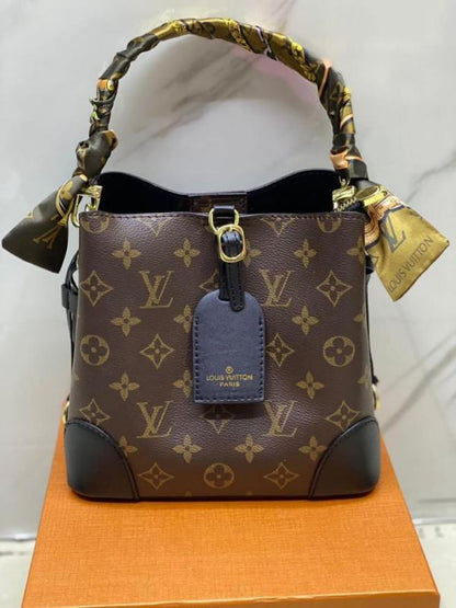 LV Bucket Sling Bag With Box Dust Bag Sling Belt