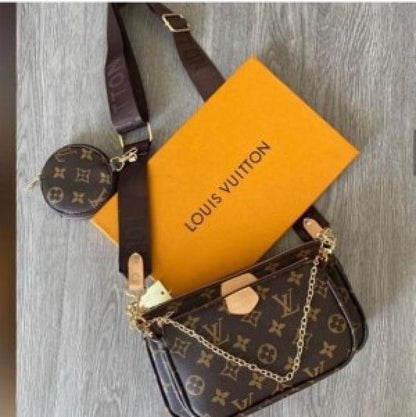 LV pochette belt with og box