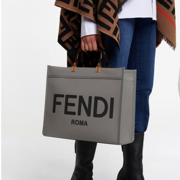 Fd Sunshine Shopper Tote With Charm LongBelt