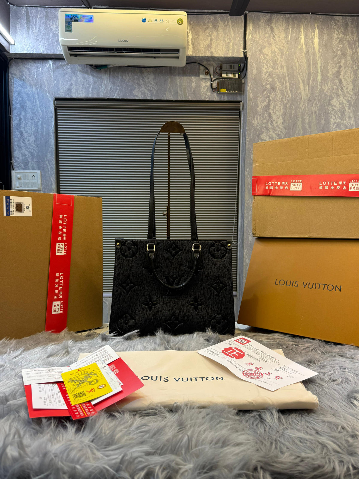 LV Onthego Mm Empreinte With&amp;Double Og Box And Dust Bag