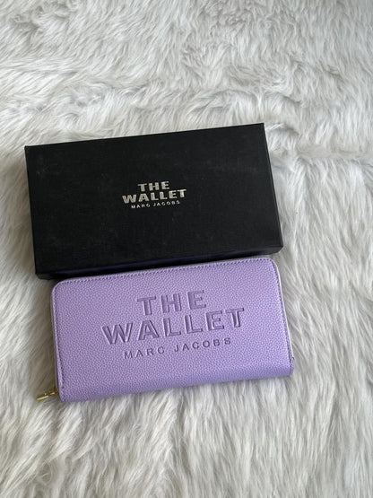 MJ Black Long Zippy Wallet With Box