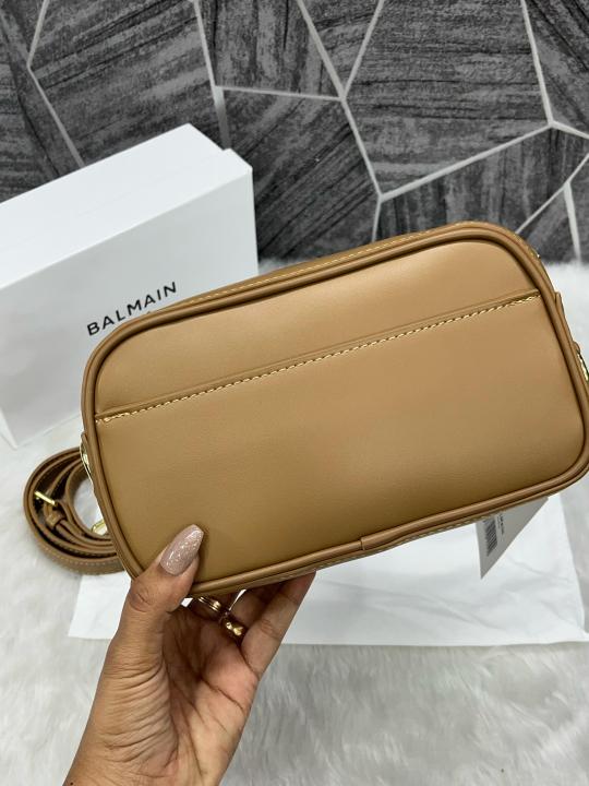 Bal Monogram Camera Crossbody Bag With Box