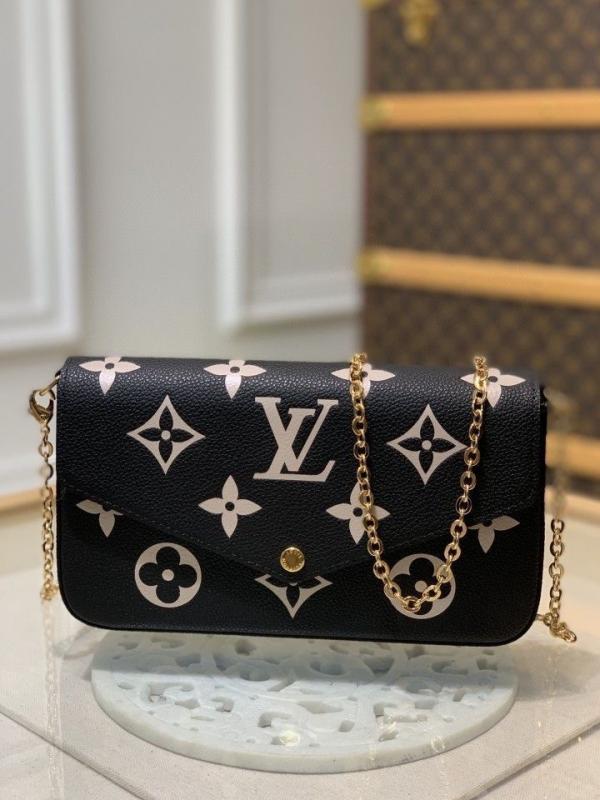 LV Pochette Felicie Monogram Empreinte Leather Purse Handbags Bag