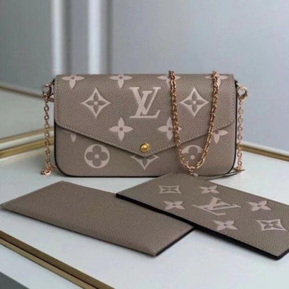 LV Pochette Felicie Monogram Empreinte Leather Purse Handbags Bag