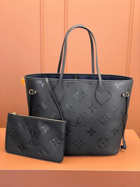 LV NEVERFULL chex PATTERN PREMIUM QUALITY WITH OG BOX