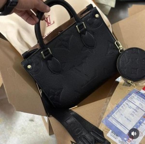 lv Onthego Pm With Og Box And Dust Bag Including Carry Bag