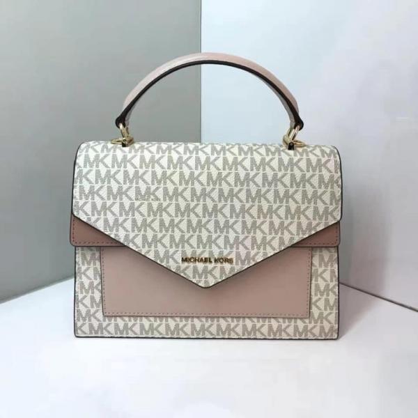 MK Ludlow Signature Leather Satchel Bag with box