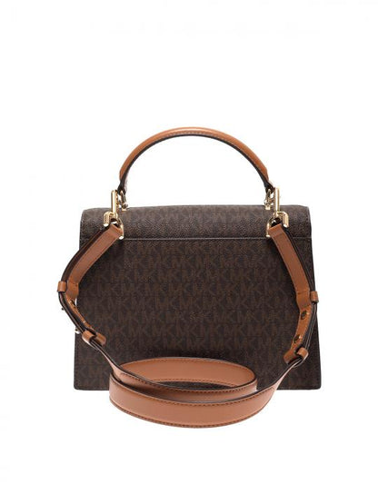 MK Ludlow Signature Leather Satchel Bag with box