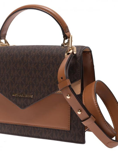 MK Ludlow Signature Leather Satchel Bag with box