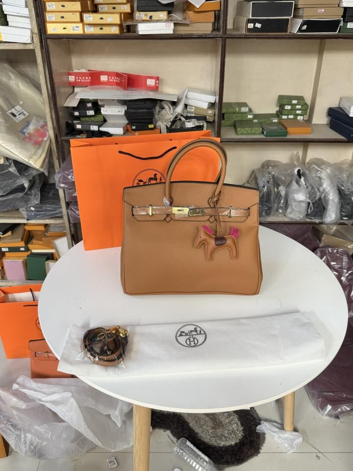 HR Birken calf leather hand bag