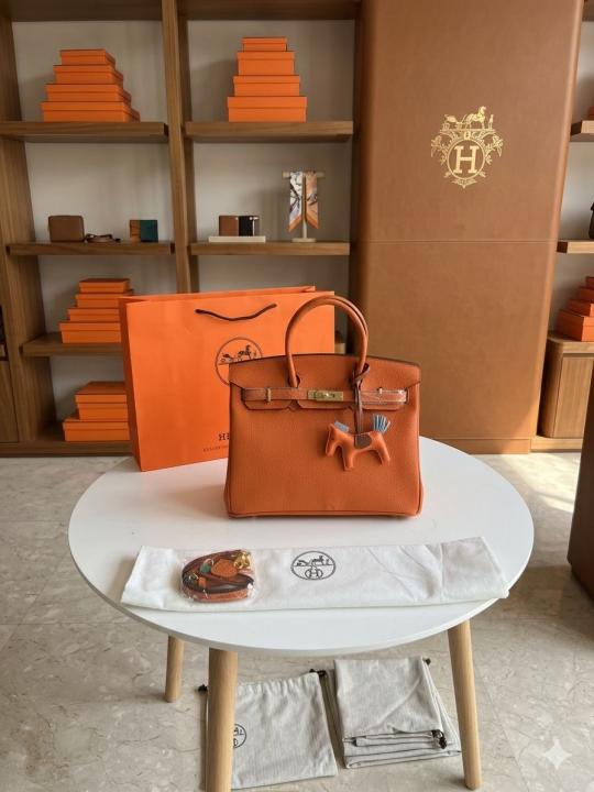 HR Birken calf leather hand bag