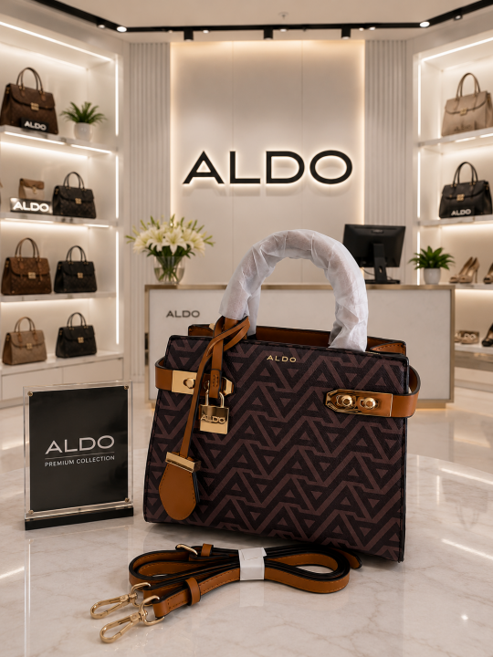 ALD Lisbon Womens White Satchel with box