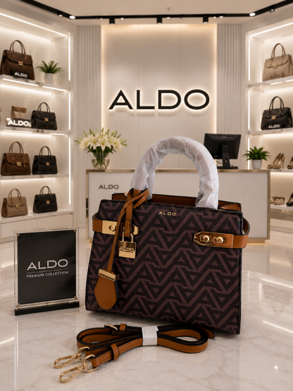 ALD Lisbon Womens White Satchel with box