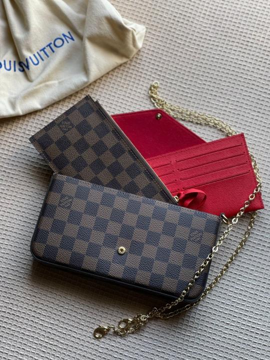 LV  Pochette Felicie Monogram Empreinte Leather Purse Handbags Bag