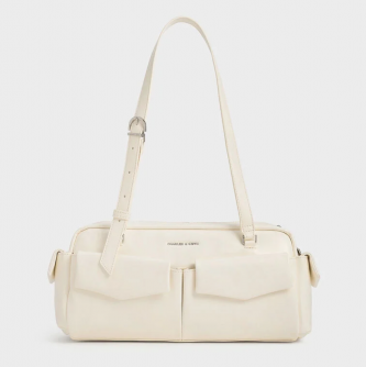 Chk Rachel Multi Pocket Shoulder Bag With DustCover