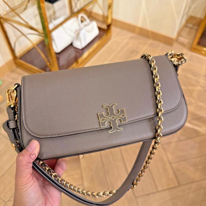 TB Britten Small Convertible Shoulder Bag With Box