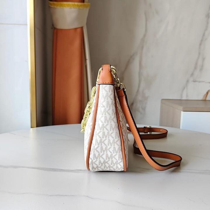 MK Cora Mini Zip Pouchette Signature with OG Box