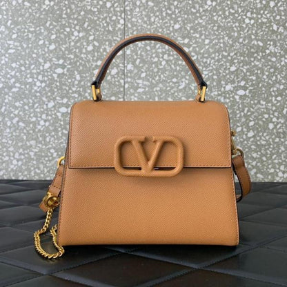 Val White Sling Shoulder Bag With Dust Cover