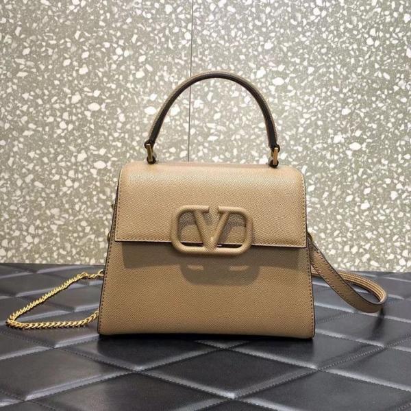 Val White Sling Shoulder Bag With Dust Cover