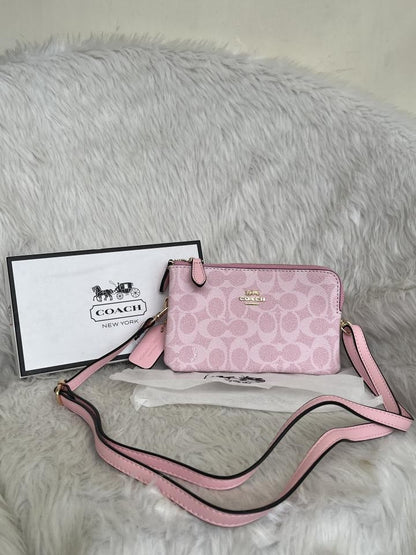 CH Dual Zip Wristlet Sling Bag With Original Box &amp; Dustcover Packingh