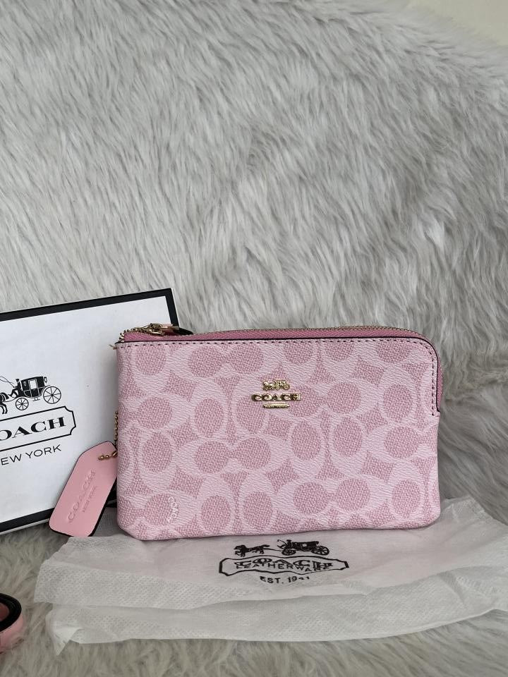 CH Dual Zip Wristlet Sling Bag With Original Box &amp; Dustcover Packingh