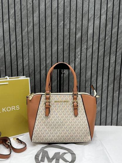 MK CB Sienna Satchel Bag With Original CarryBag &amp; DustCover