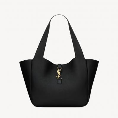 saint grained leather totebag with dustbag