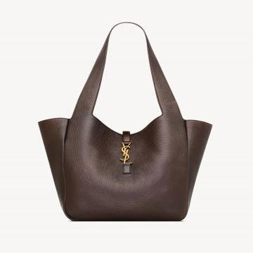 saint grained leather totebag with dustbag