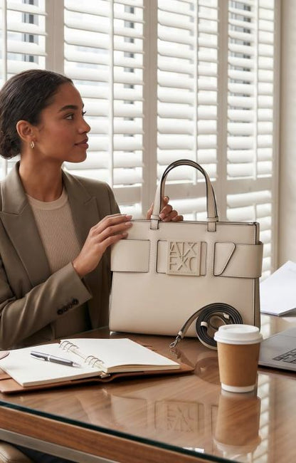 ARM Exchange Susy Leather Tote Bag with premium quality box
