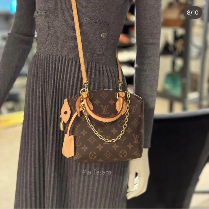 LV LOCKIT MONOGRAM HANDBAG WITH PREMIUM QUALITY BOX