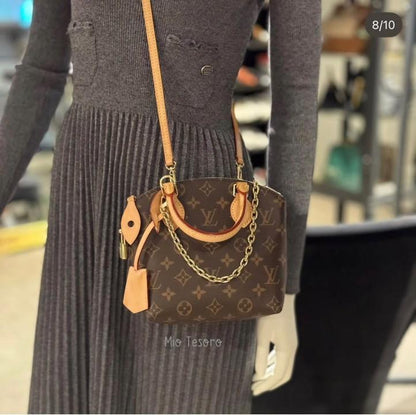 LV LOCKIT MONOGRAM HANDBAG WITH PREMIUM QUALITY BOX